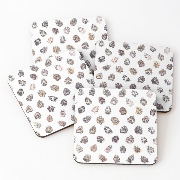 Item preview, Paws for a Cuppa Design - Dog Paws in all Shapes and Sizes designed and sold by Amber Westwood.
