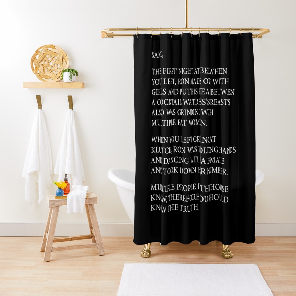 "Anonymous Letter to Sammi full text (Jersey Shore) in CAPS (Dark Mode