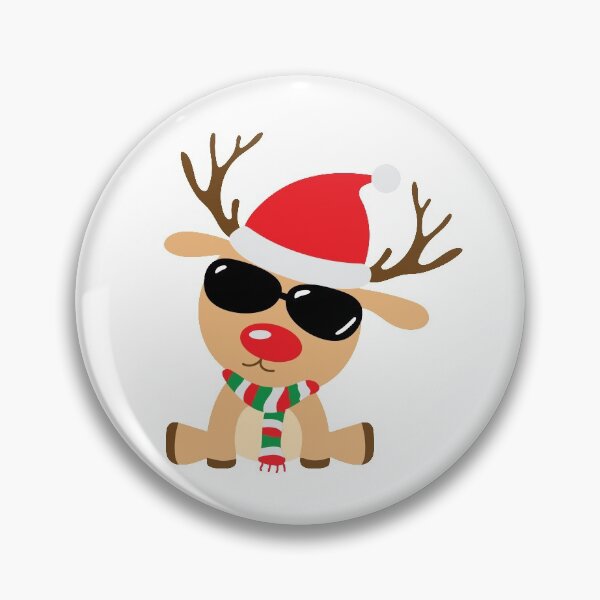 Item preview, Christmas - Cute reindeer with glasses designed and sold by ShawnDzign.