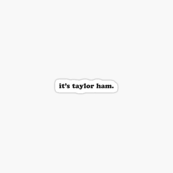 Vista previa del artículo con la obra «es jamón taylor», diseñado y vendido por macrowleyjr.