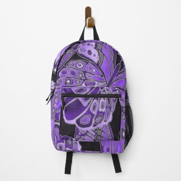 Item preview, Purple and Black Butterfly Pattern designed and sold by HavenDesign.