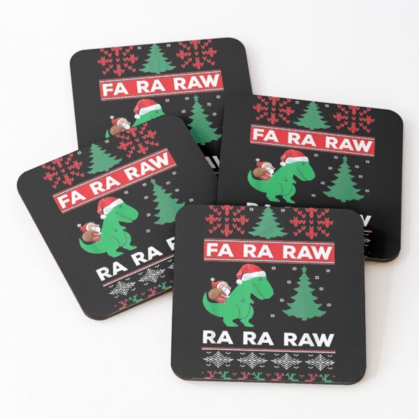 Item preview, Funny T-Rex Dinosaur Ugly Christmas Gift - Fa Rawr Rawr designed and sold by howardbarrac.