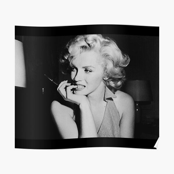 Marilyn Monroe Norma Jean Blonde Bombe 1950er Jahre Pin up Fan Art Fan Art Merch Poster