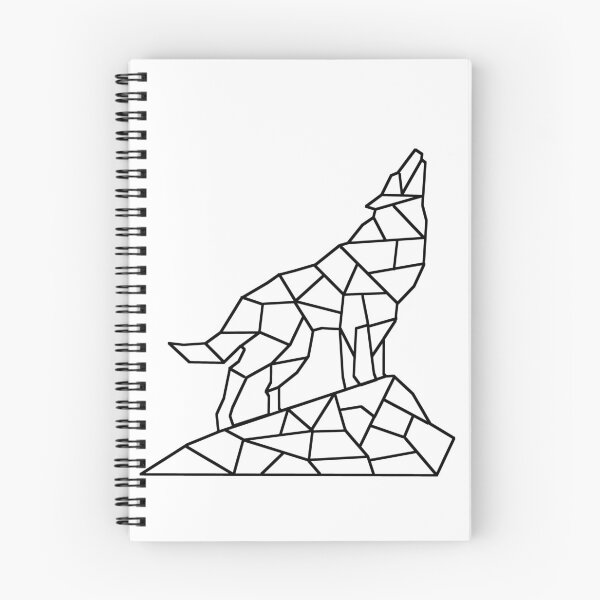 Item preview, Geometric Minimalist Howling Wolf designed and sold by Zeemow.