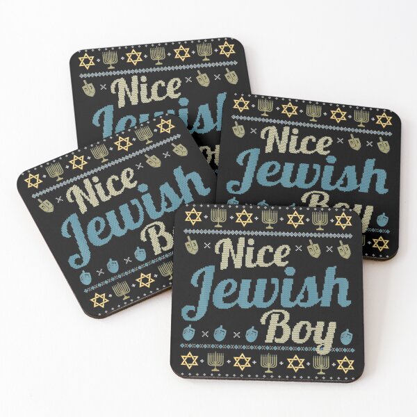 Item preview, Funny Ugly Hanukkah Sweater Nice Jewish Boy Matching Gift designed and sold by howardbarrac.