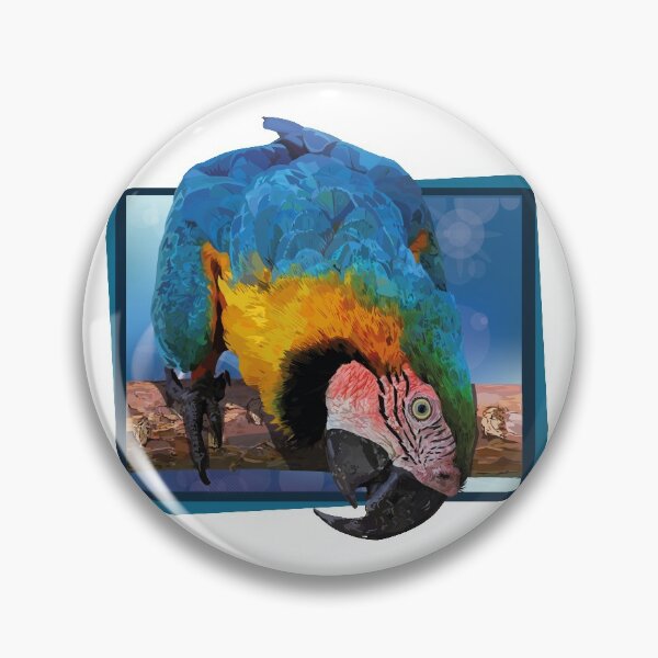 Item preview,  blue-yellow macaw designed and sold by obscurite.