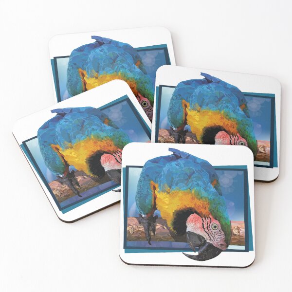 Item preview,  blue-yellow macaw designed and sold by obscurite.