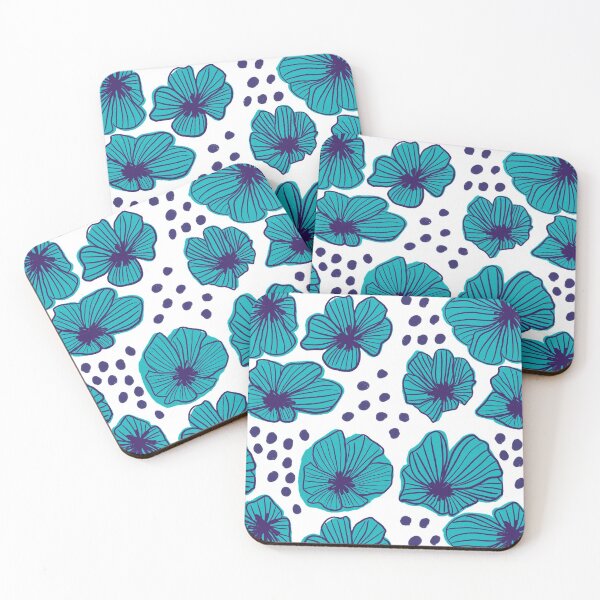 Item preview, Floral Pattern (Blue) designed and sold by NakakiArt.