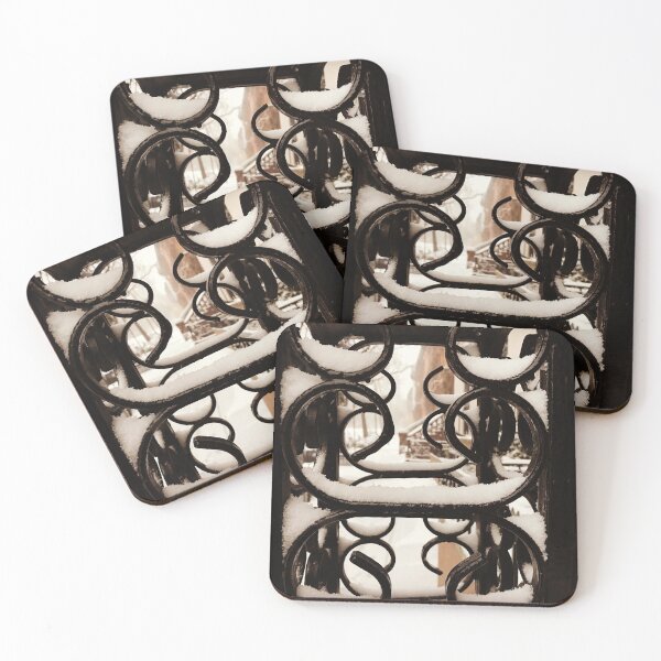 Item preview, Harlem brownstones under the snow close up designed and sold by Laurence Bruneau.