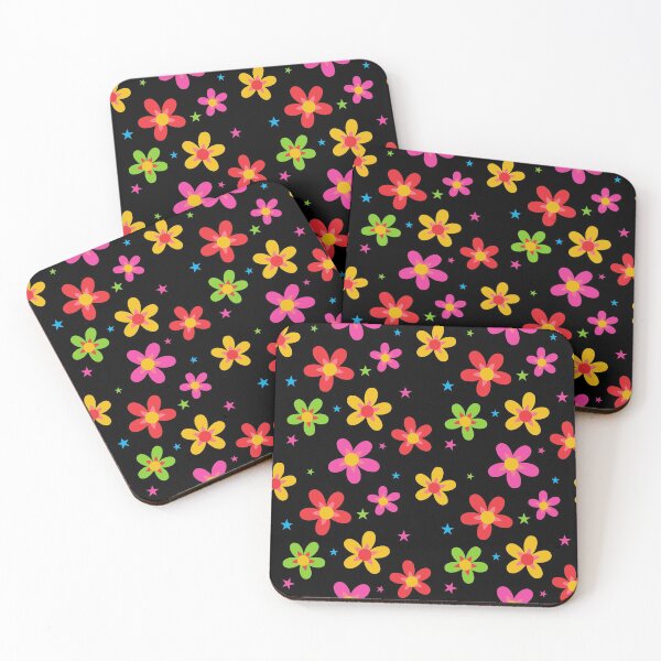Item preview, Bright Floral  - Pink Yellow Green Flowers  designed and sold by MrRoccoBlue.