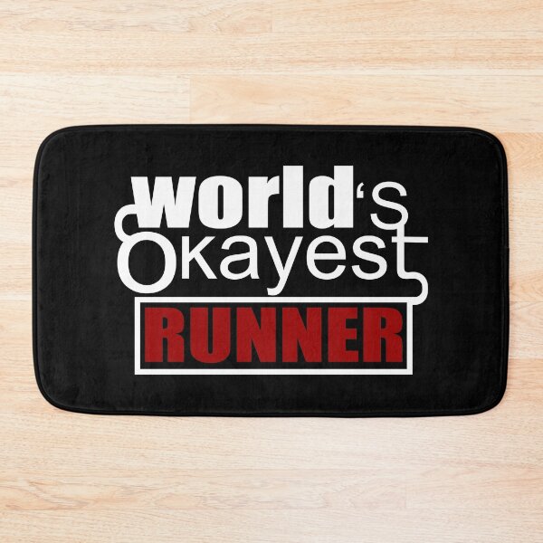 Item preview, World Okayest Runner to motivate yourself in Clothing, Accessories, Home Decor. designed and sold by Myartbeyours.