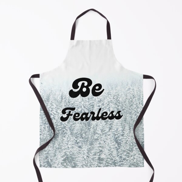 Item preview, Be Fearless Inspirational Snow Covered Forest designed and sold by Samsdesignshop.