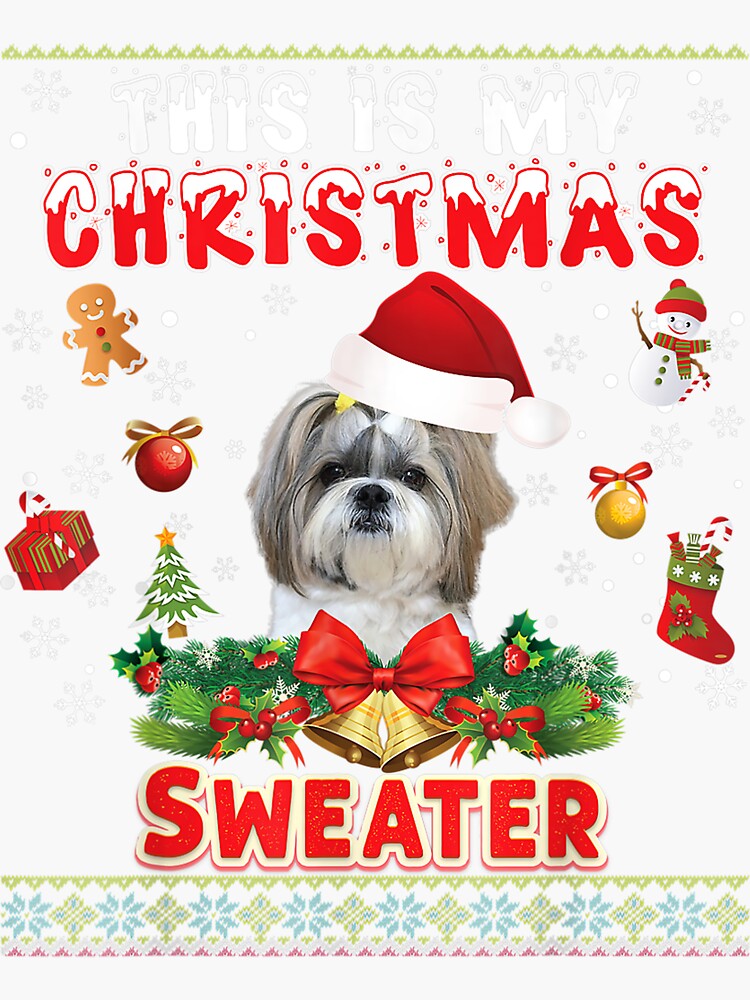 Shih tzu christmas outlet jumper