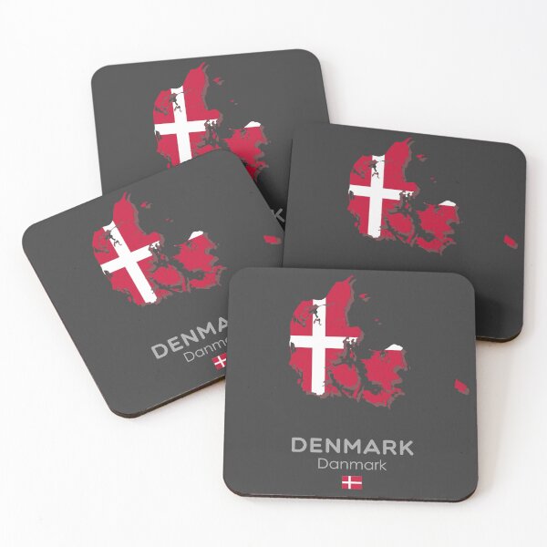 Item preview, Denmark Emblem Country Map designed and sold by 9bit.