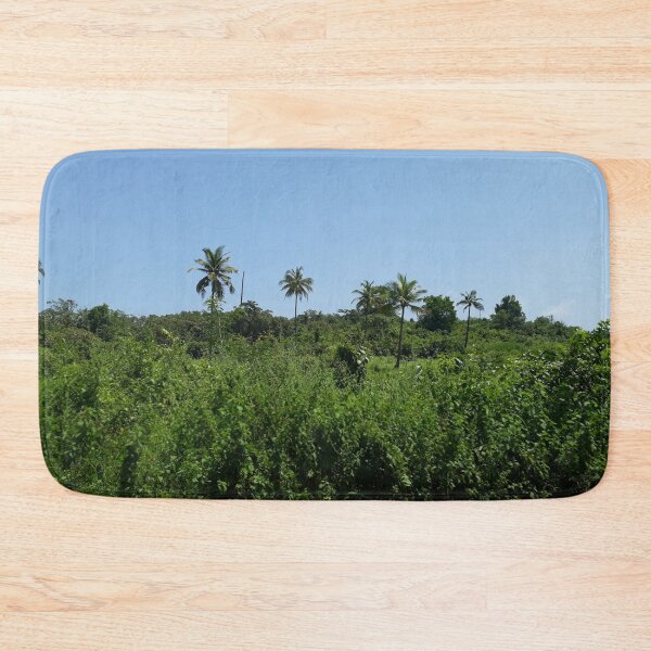 Item preview, Green Palm Tree Landscape designed and sold by PriyanDecor.