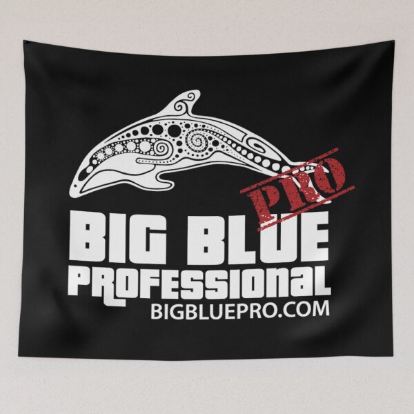 Item preview, Big Blue Diving Pro White Logo designed and sold by BigBlueDiving.
