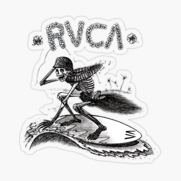 helloween skull surf Transparent Sticker