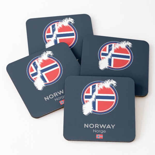 Item preview, Norway Emblem Country Map designed and sold by 9bit.
