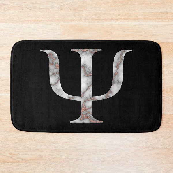 Item preview, Psi Greek Letter Rose Gold Marble designed and sold by MSA-42.