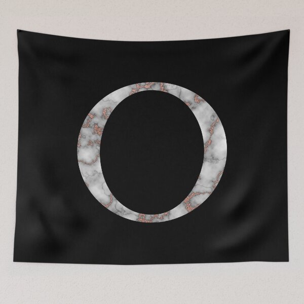 Item preview, Omicron Greek Letter Rose Gold Marble designed and sold by MSA-42.