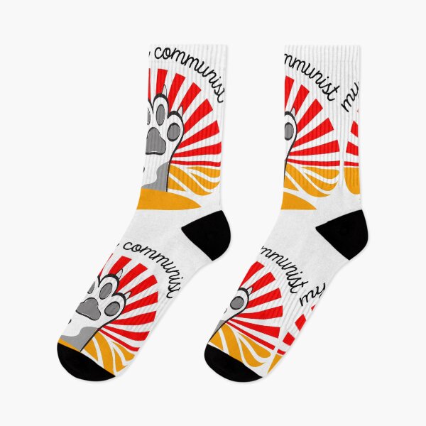 Item preview, My cat is a communist (black text) designed and sold by K8nboiz.