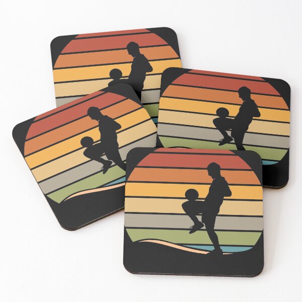 Item preview, Retro Vintage Soccer Player Sunset Graphic designed and sold by tempotats.
