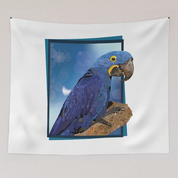 Item preview, hyacinth macaw designed and sold by obscurite.