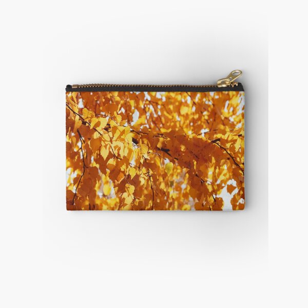 Item preview, Golden autumn foliage, scenic birch trees with orange and yellow leaves in the sunny forest. designed and sold by FENIO.