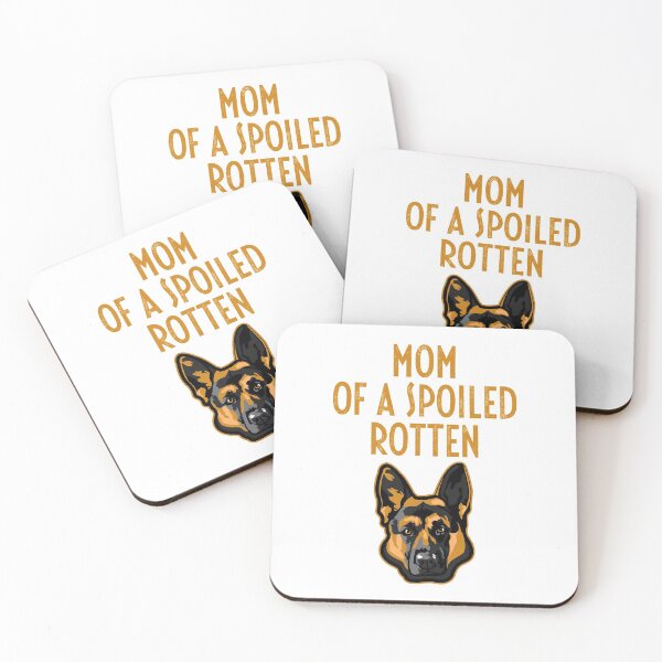 Item preview, Mom of a Spoiled Rotten German Shepherd Puppy Dog designed and sold by FiveDucklings.