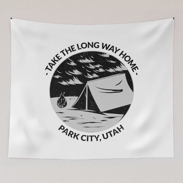 Item preview, Park City Utah Take The Long Way Home Collection designed and sold by VHIndy-Tees.
