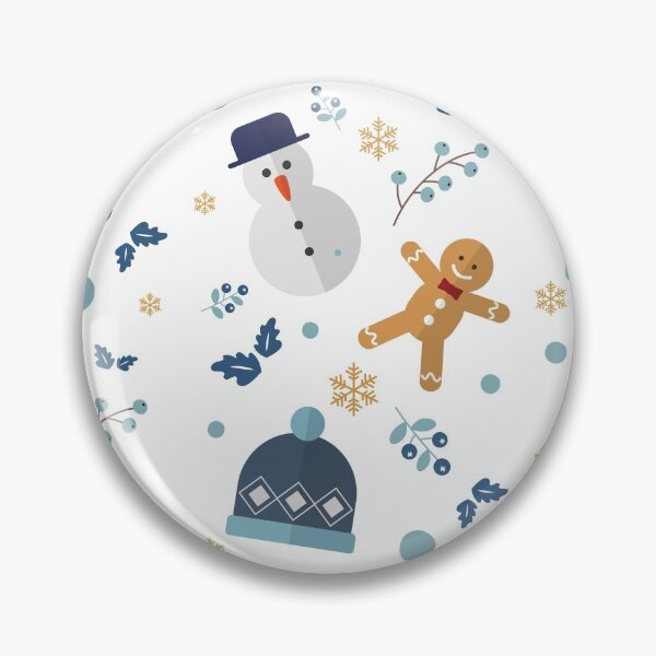 Item preview, Cute Christmas Pattern | Snowman, snowflakes designed and sold by Moodyandmellow.