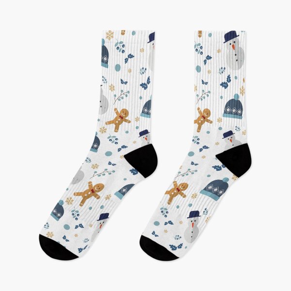 Item preview, Cute Christmas Pattern | Snowman, snowflakes designed and sold by Moodyandmellow.