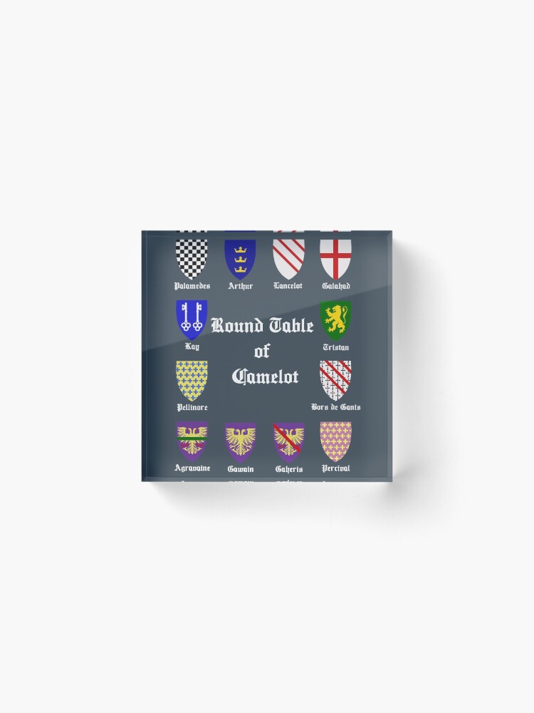 Alternate view of Round Table of Camelot Acrylic Block
