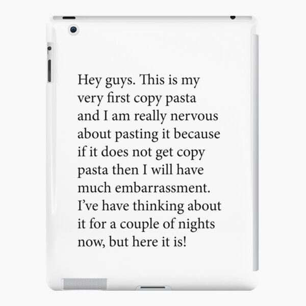 Copy Pastas