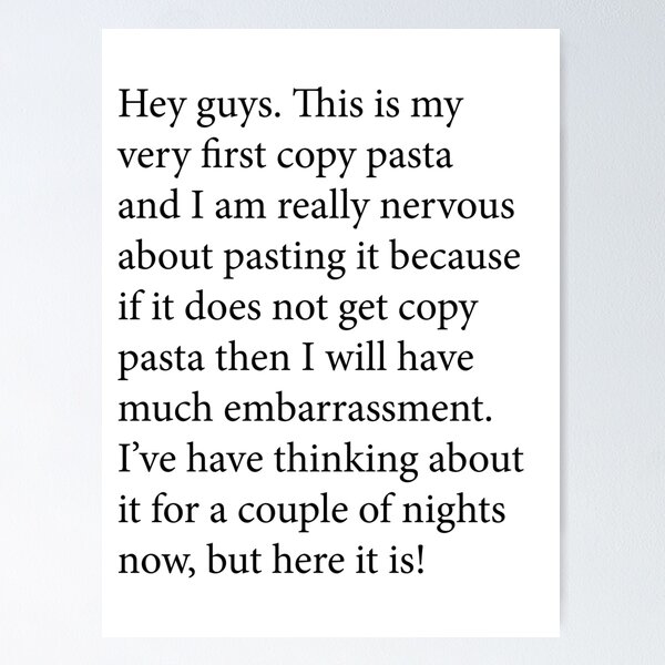 Funny Cursed Copy Pasta