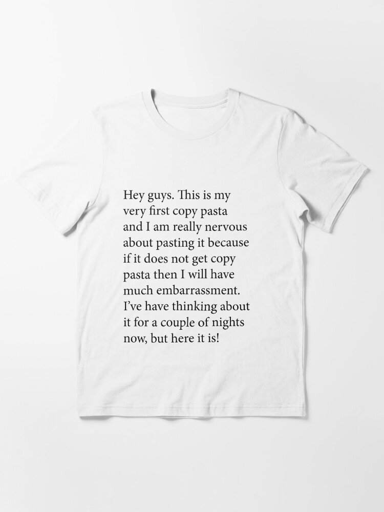 Crazy I Was Crazy Once Trending Meme Copypasta Men's T-shirt Back