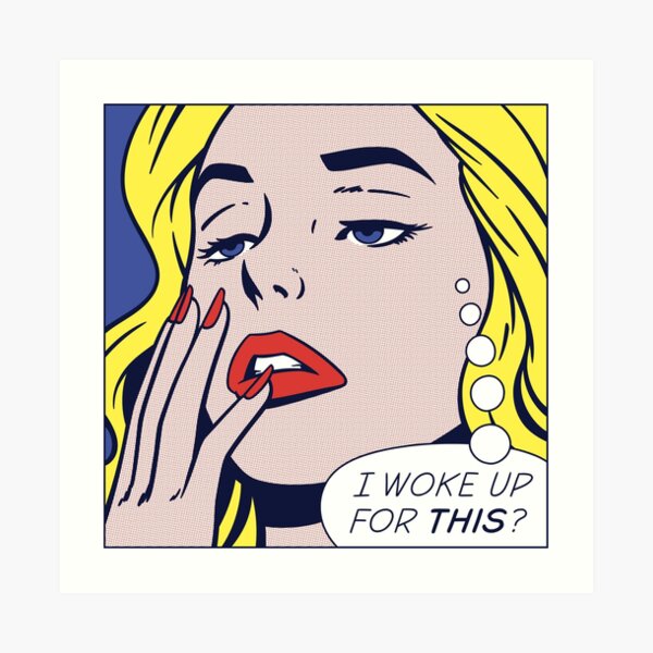 Pop Awake Girl Art Print
