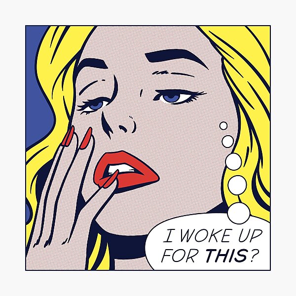 Pop Awake Girl Photographic Print