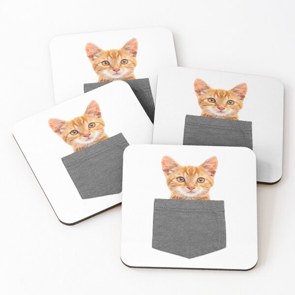 Item preview, Yellow Cat in Pocket  designed and sold by casey411.
