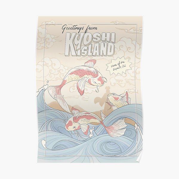 Kyoshi Island Travel Poster Poster