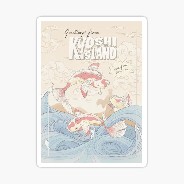 Artikel-Vorschau von Reiseposter „Kyoshi Island“, designt und verkauft von Art By Billee.