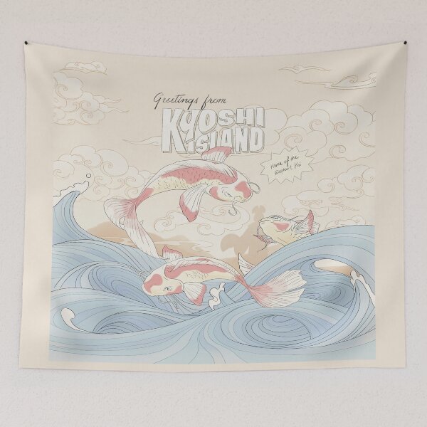 Item preview, Kyoshi Island Travel Poster  designed and sold by Art By Billee.