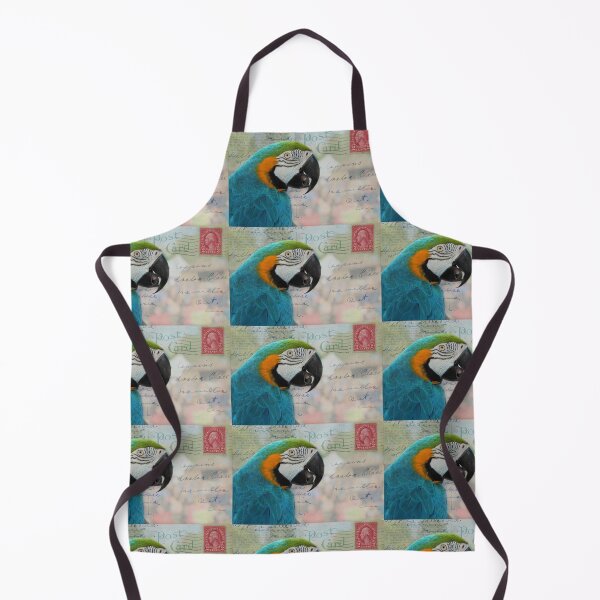 Item preview, Macaw Parrot on Vintage Postcard designed and sold by ninasilver.