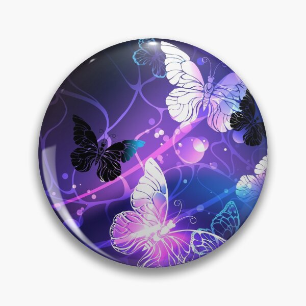 Item preview, Violet Background with Night Butterflies designed and sold by Blackmoon9.