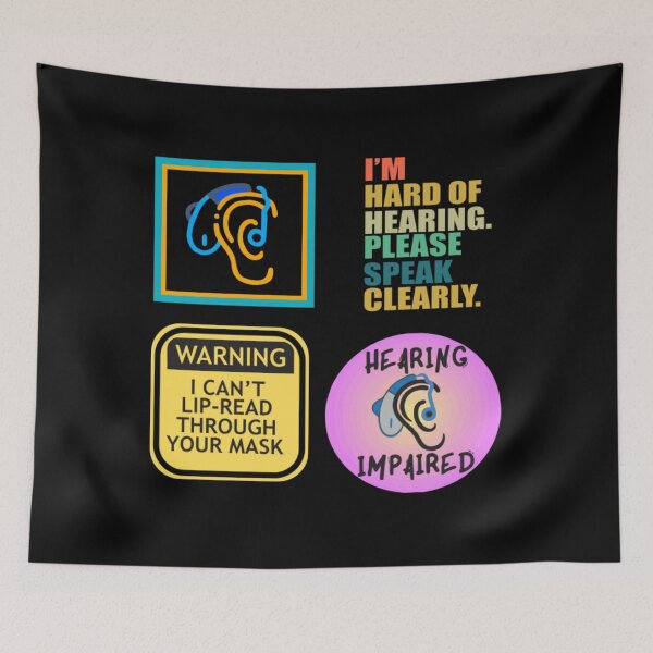 Item preview, emblem for the hearing impaired designed and sold by NoelBourke.