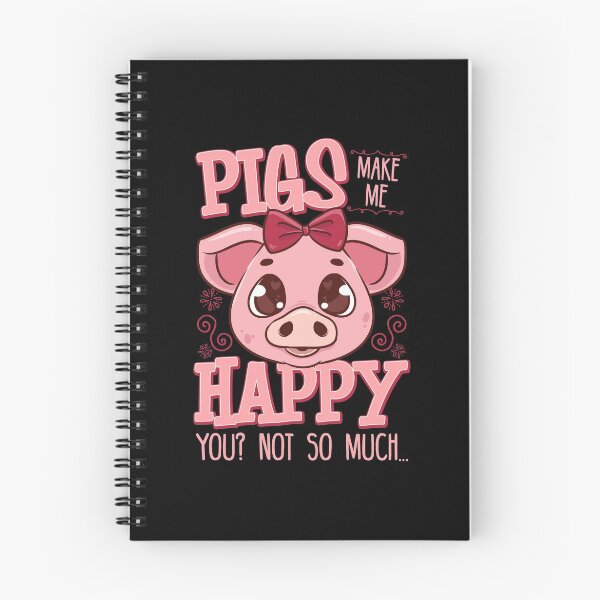 Item preview, Adorable Pigs Make Me Happy You? Not So Much designed and sold by perfectpresents.