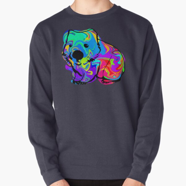 Colorful Wombat Pullover Sweatshirt