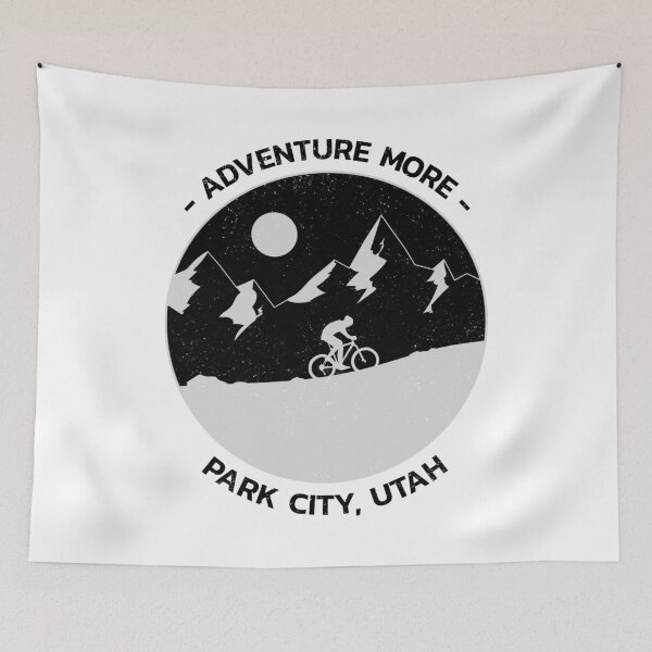 Item preview, Park City Utah Adventure More Mountain Biking Collection designed and sold by VHIndy-Tees.