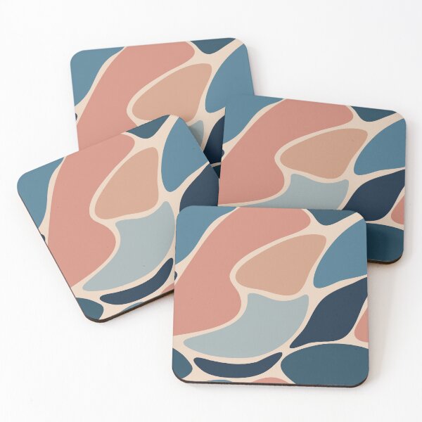 Item preview, Minimalist Abstract Shapes Pattern in Neutral Colors designed and sold by justkidding-co.