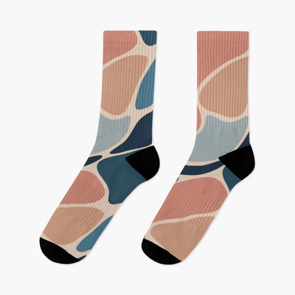 Item preview, Minimalist Abstract Shapes Pattern in Neutral Colors designed and sold by justkidding-co.